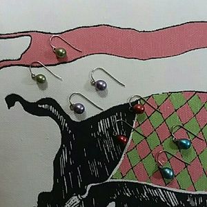 Honora Set of (4) Drop Earrings (NWOT)